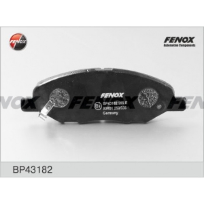 Колодки тормозные FENOX bp43182