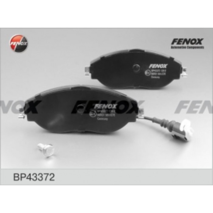 Колодки тормозные FENOX bp43372