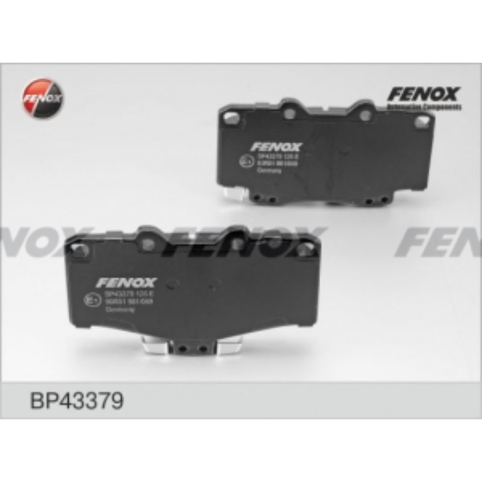 Колодки тормозные FENOX bp43379