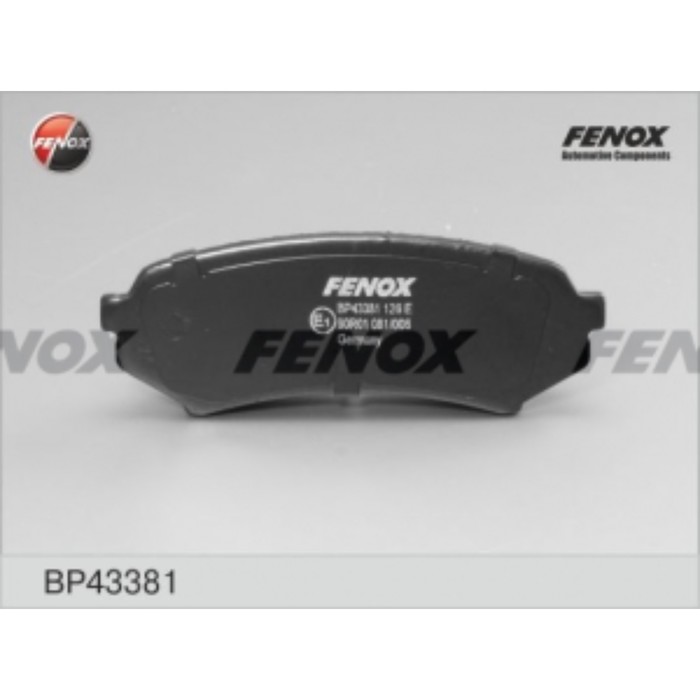 Колодки тормозные FENOX bp43381