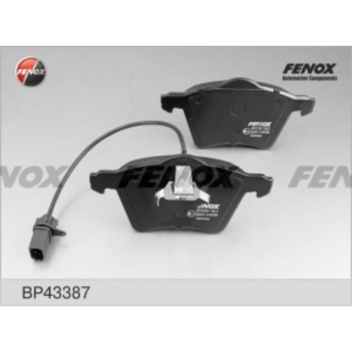 Колодки тормозные FENOX bp43387