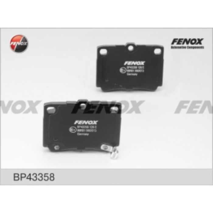 Колодки тормозные FENOX bp43358
