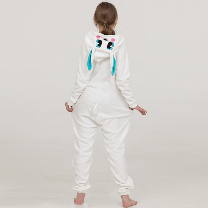 Комбинезон-кигуруми детский "Заяц голубой", рост 104 см