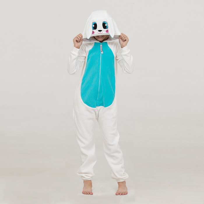 Комбинезон-кигуруми детский "Заяц голубой", рост 116 см
