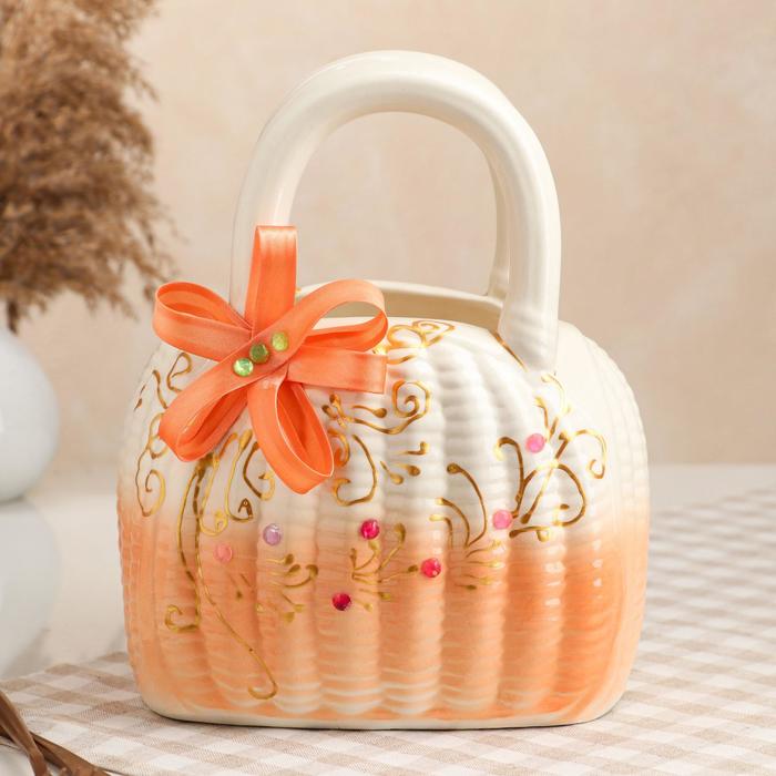 Конфетница "Саквояж", декор №1