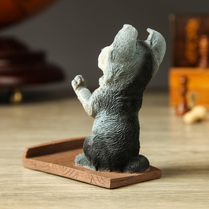 Подставка под смартфон "Собака Лайка" полистоун