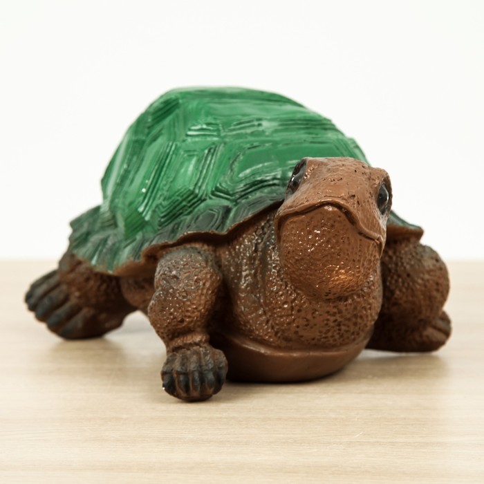 Садовая фигура "Черепаха" зелёная