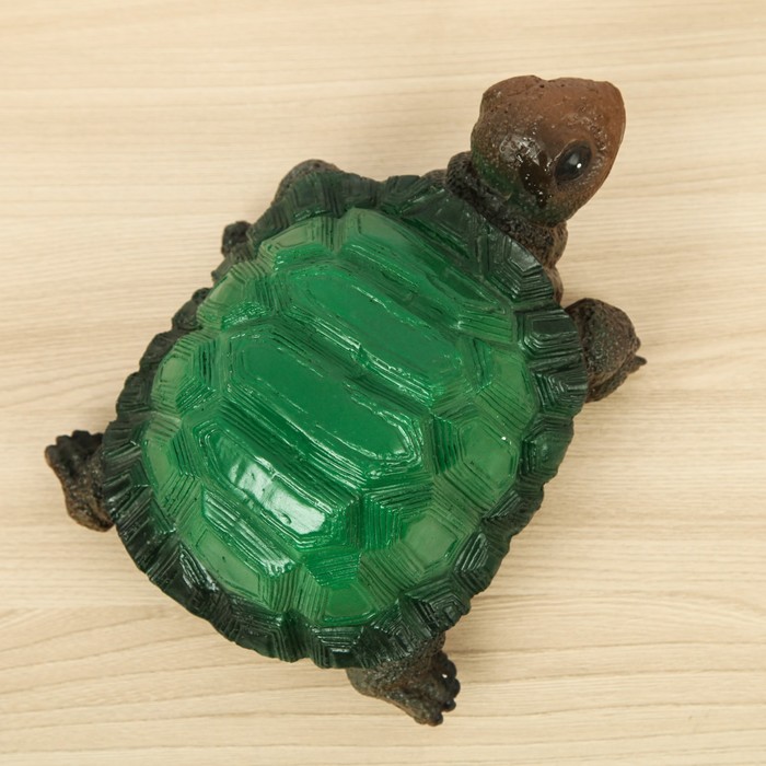 Садовая фигура "Черепаха" зелёная