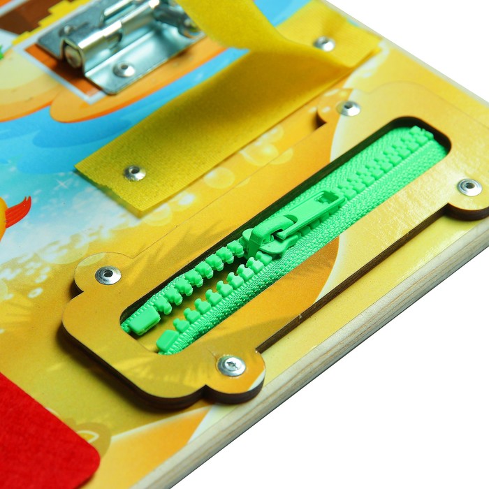 Бизиборд "Веселое путешествие" 25 х 25 см