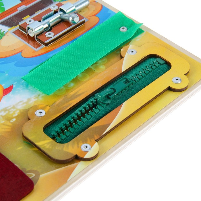 Бизиборд "Веселое путешествие" 25 х 25 см