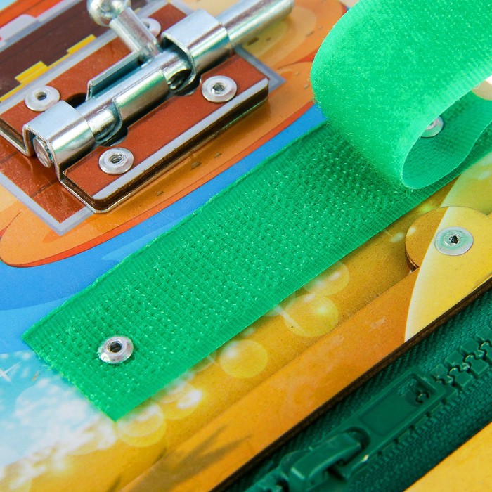 Бизиборд "Веселое путешествие" 25 х 25 см