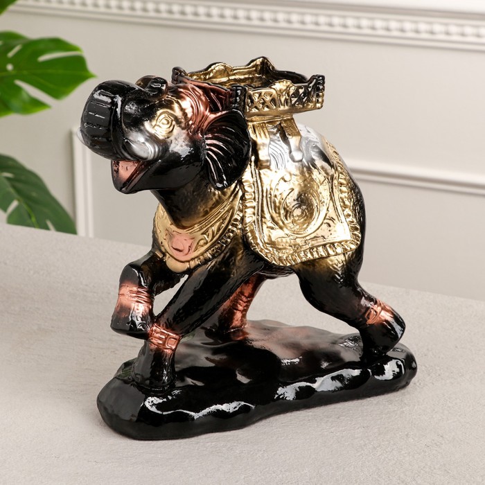 Копилка "Слон" чёрный