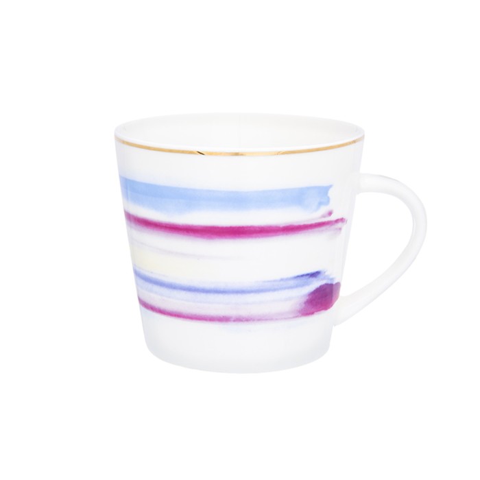 Кружка "Яркие полоски", 450 мл, 13 х 10 х 9,5 см