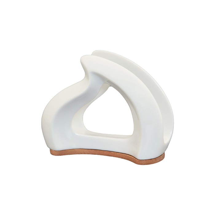 Салфетница 12,5 х 5 х 10 см, "Кристалл" на деревянной подставке