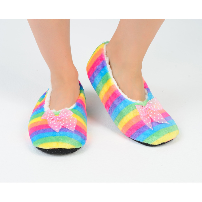 Тапочки комнатные женские арт. A-0023 (радуга) (р. 38-41)