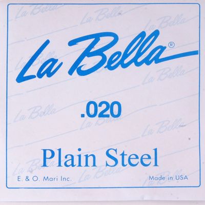 Отдельная стальная струна La Bella PS020  020 - Фото 1