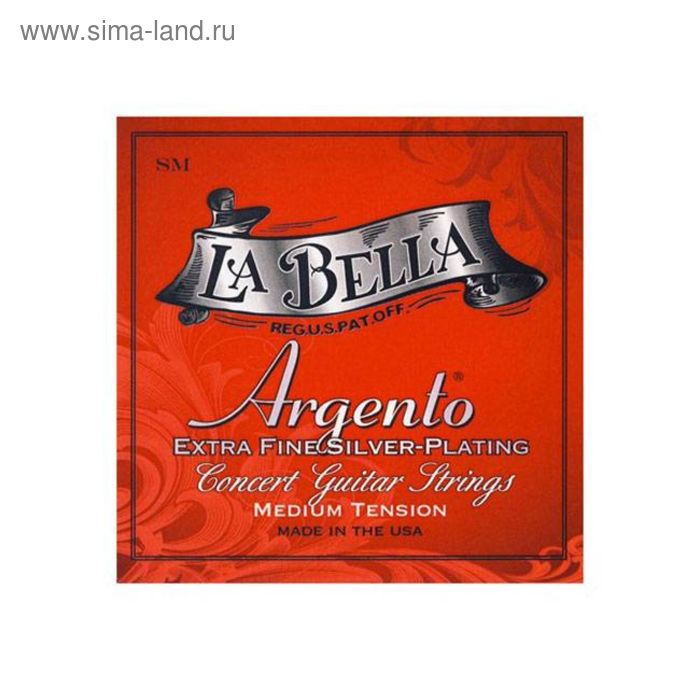 

Комплект струн для классической гитары La Bella SM Argento