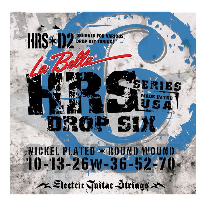 Комплект струн для электрогитары La Bella HRS-D2 010-070
