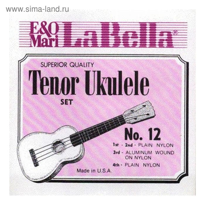 Комплект струн для укулеле La Bella  12-TENOR