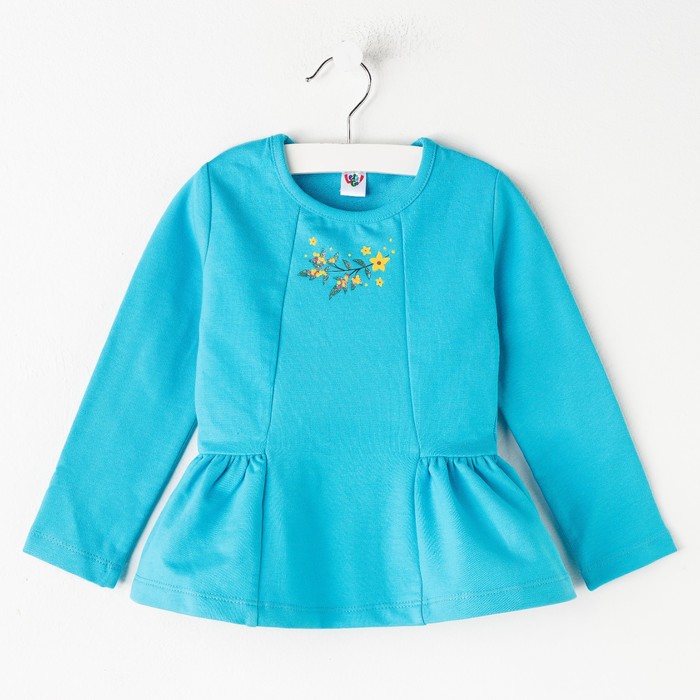 Джемпер для девочки, рост 92 см, цвет голубой 6134_М