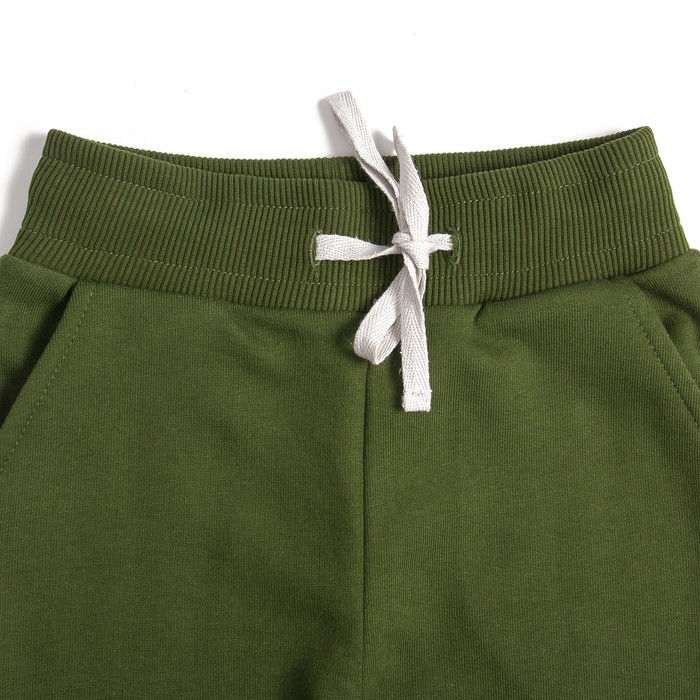 Брюки для мальчика, рост 92 см, цвет зелёный 10148_М