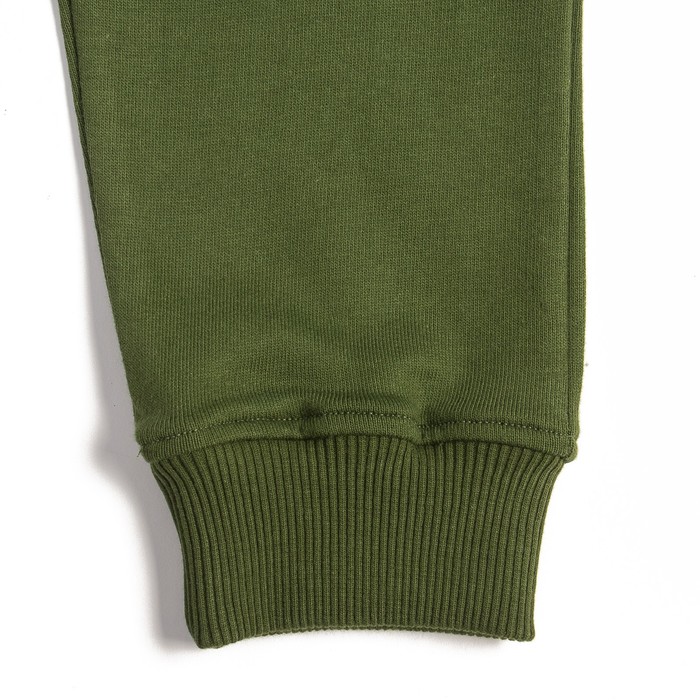 Брюки для мальчика, рост 92 см, цвет зелёный 10148_М