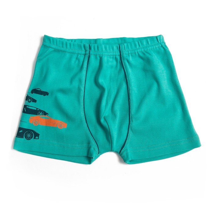 Комплект для мальчика (майка,трусы-боксеры), рост 140 см, цвет бирюзовый 3229