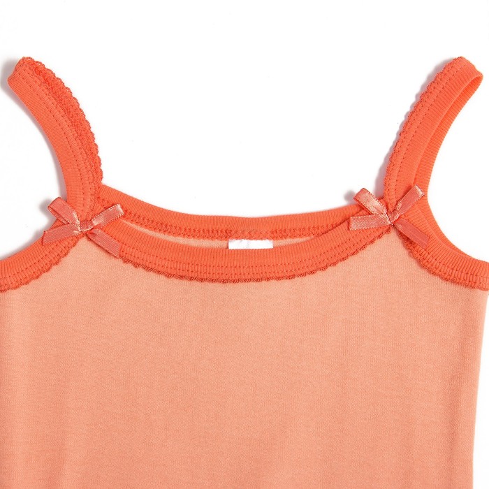 Майка для девочки, рост 92 см, цвет оранжевый 2133_М