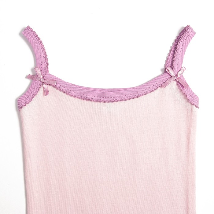 Майка для девочки, рост 92 см, цвет светло-розовый 2133_М