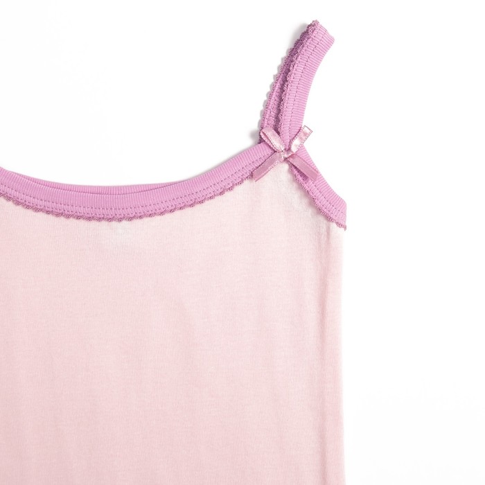 Майка для девочки, рост 92 см, цвет светло-розовый 2133_М