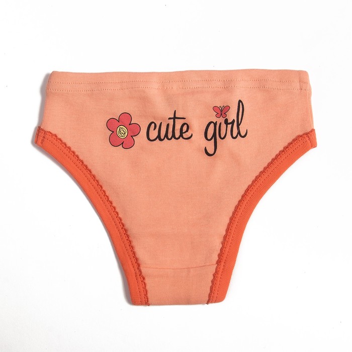 Трусы для девочки, рост 92 см, цвет оранжевый 1231_М