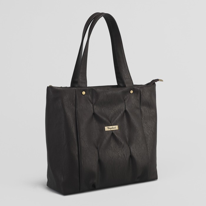 Сумка женская, отдел на молнии, наружный карман, цвет коричневый