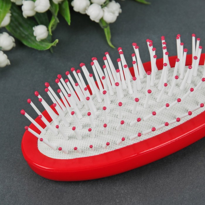 Расчёска №6 массажная, 6*22,5(±1)см, цвет МИКС