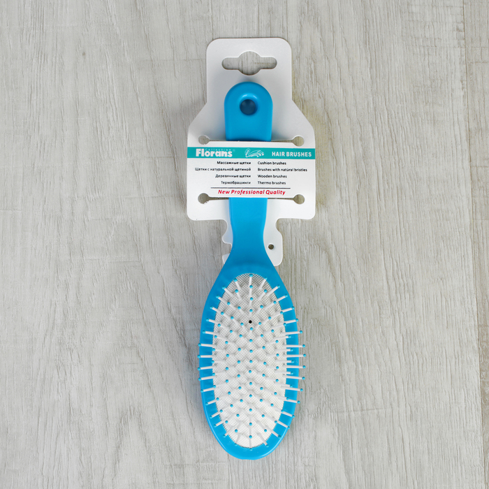 Расчёска №6 массажная, 6*22,5(±1)см, цвет МИКС