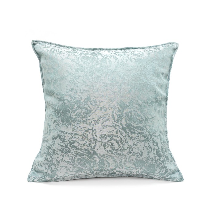 Наволочка декоративная "Россини", размер 40х40 см, цвет бирюзовый