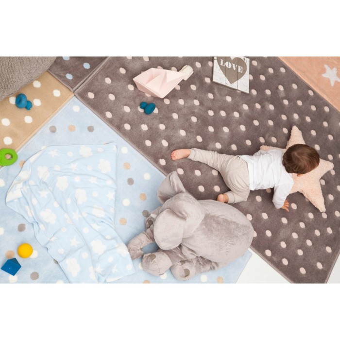 Ковёр Dots, размер 120х160 см, цвет серый