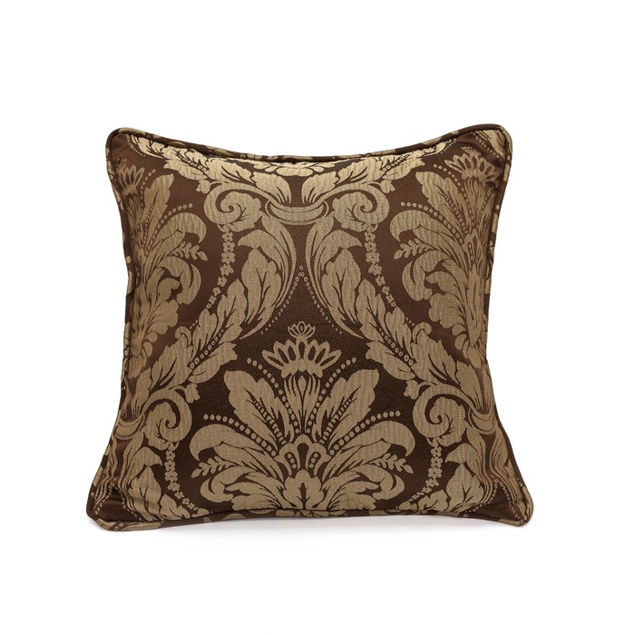 Наволочка декоративная "Севилья", размер 40х40 см, цвет коричневый