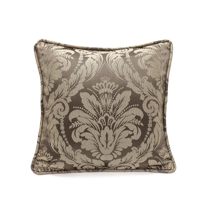 Наволочка декоративная "Севилья", размер 40х40 см, цвет серый