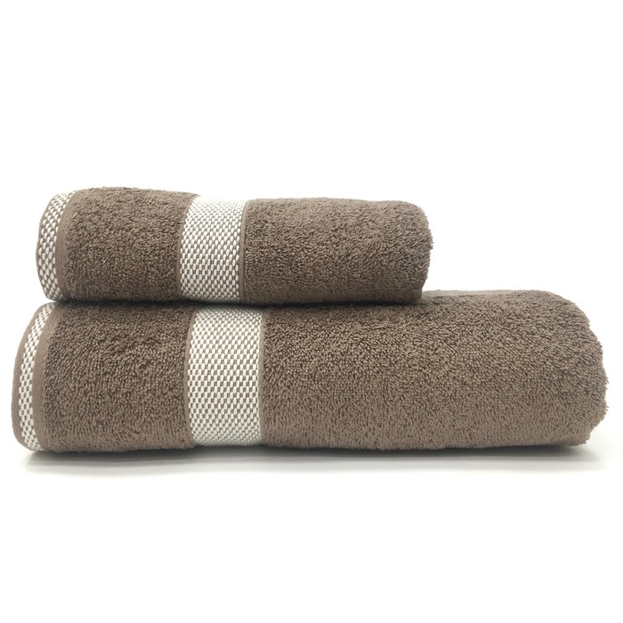 КМП "Вальмон", размер 50х90 см, 70х130 см по 1 шт., цвет коричневый