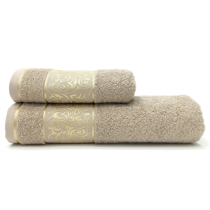 КМП "Шерил", размер 50х90 см, 70х130 см по 1 шт., цвет бежевый