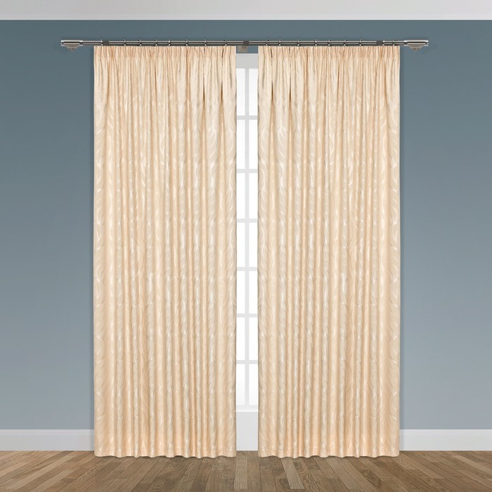 Штора "Роде", размер 160х260 см-1 шт., цвет бежевый