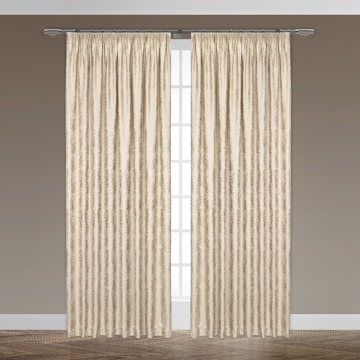 Штора "Россини", размер 200х270 см-1 шт., цвет бежевый