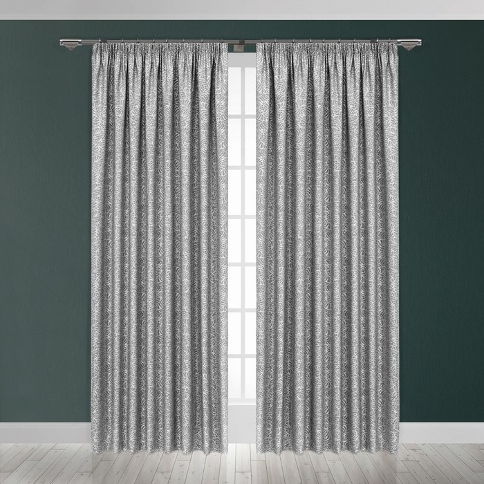 Штора "Севия", размер 200х270 см-1 шт., цвет серый