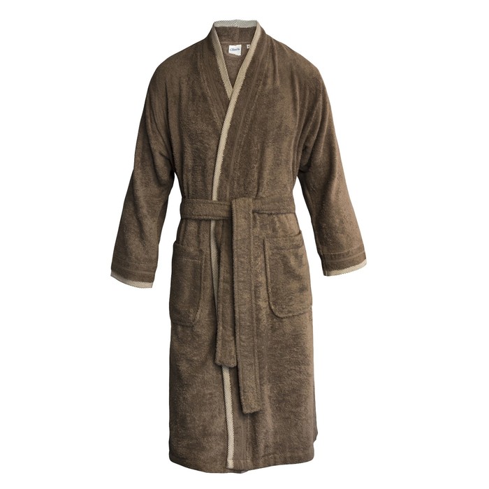 Халат женский "Вальмон", размер 48, цвет коричневый