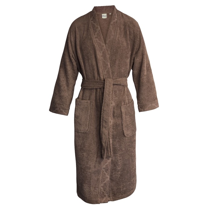 Халат женский "Ривьера", размер 48, цвет коричневый