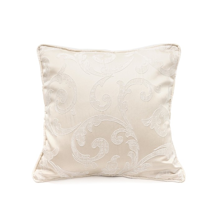 Наволочка декоративная "Ариэль", размер 40х40 см, цвет экрю