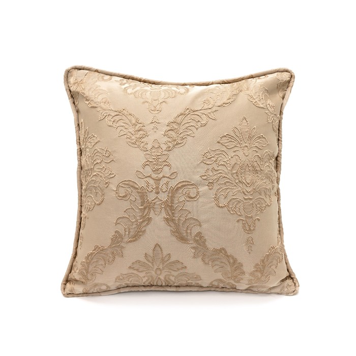 Наволочка декоративная "Вена", размер 40х40 см, цвет коричневый