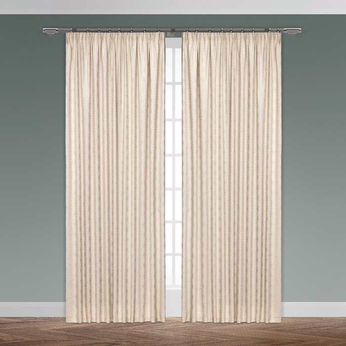 Штора "Бурже", размер 160х260 см-1 шт., цвет бежевый
