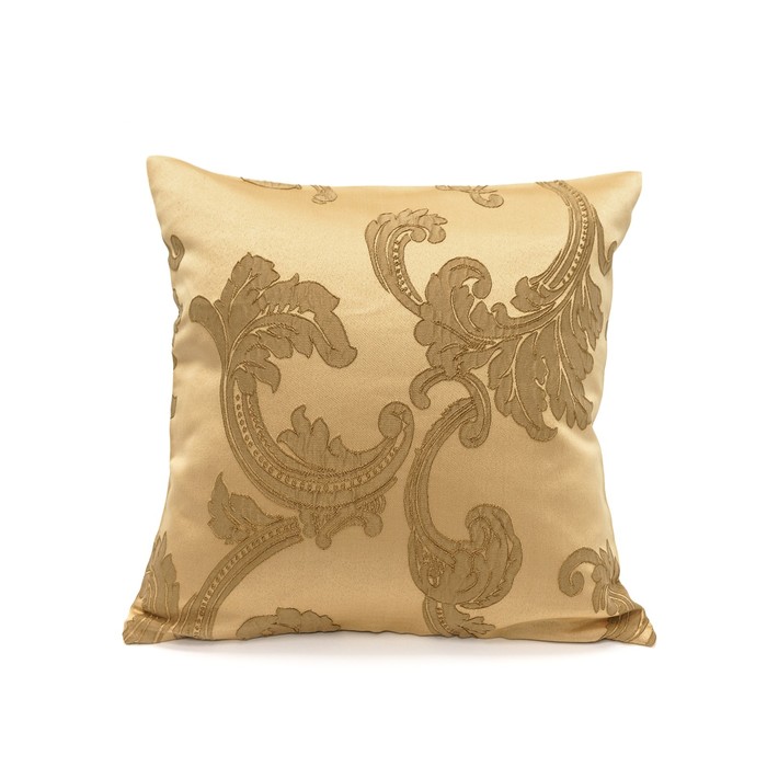 Наволочка декоративная "Жизель", размер 40х40 см, цвет золотой