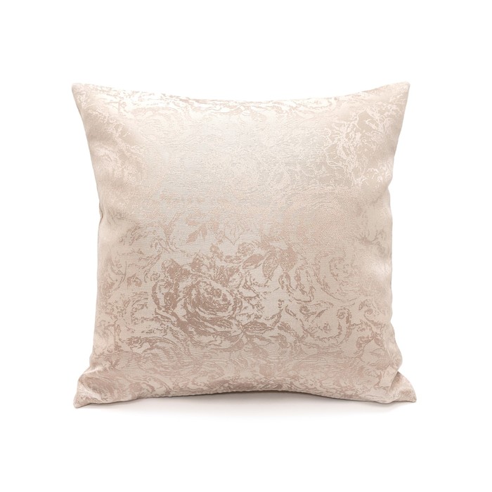 Наволочка декоративная "Россини", размер 40х40 см, цвет бежевый